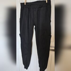 🩺 Beverly Hills Uniform Black Cargo Scrub Pants - Ankle Cut 👖